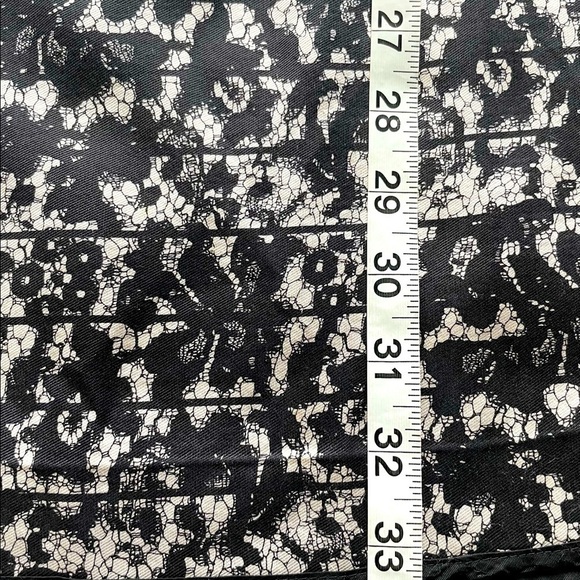 Tibi New York Silk Shift Dress | Size 0 | Black & White Stripes - Picture 15 of 15